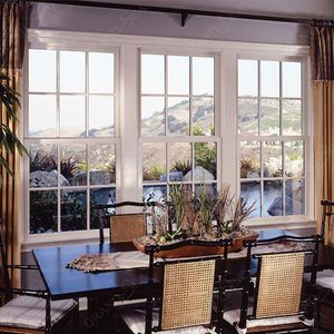 Large Aluminium up Down Vertical Sliding <strong>Sash</strong> Glass <strong>Window</strong> American Style Aluminum Single Hung Double-Hung <strong>Window</strong> - Product Image 4