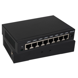 VCOM 8 Port 100 Mbit/s Ethernet Switch Netzwerk Switcher 1.6G Bandbreite für Computer Internet - Product Image 1