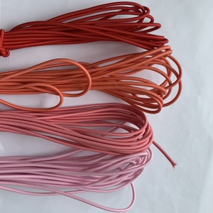 Cuerda Elástica redonda colorida de 3mm, cordón de poliéster envuelto - Product Image 6