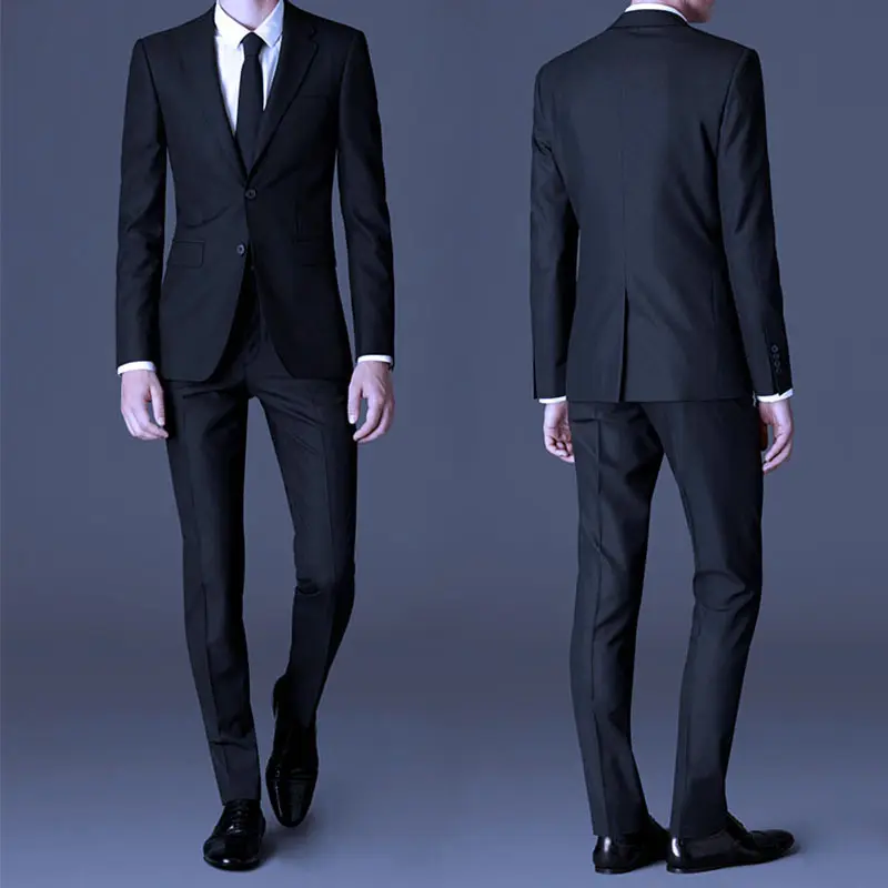 Autumn and Winter Men's Suit Career Business Workwear Groom Wedding Dress 3 piece suits set for men