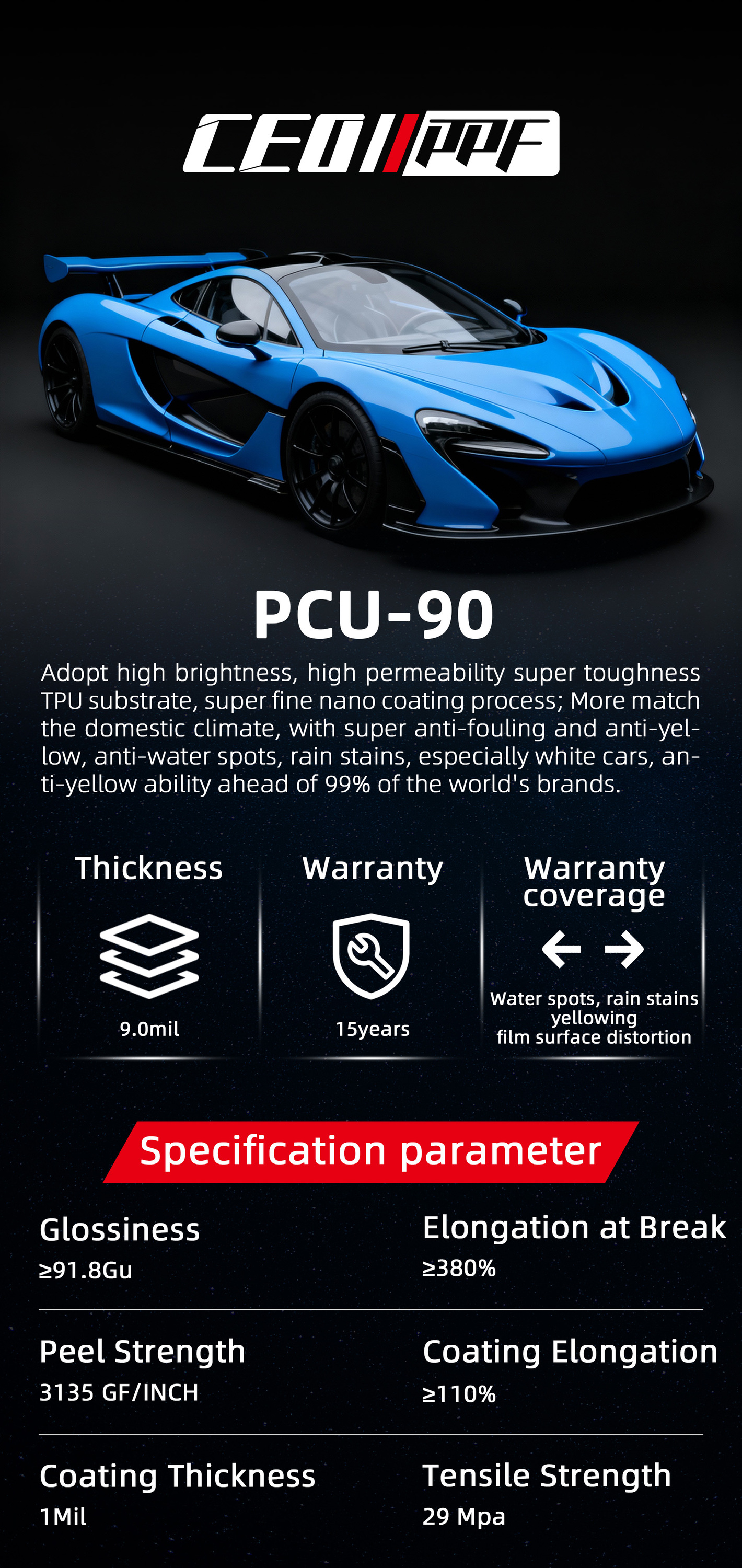 PCU 9mil(230micron)
