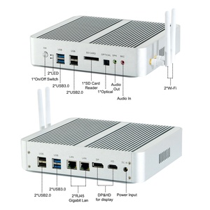 Más barato Mini ordenador todo en uno PC Core i5 7260u i7 7560u 2xDDR4 HD_MI DP Dual Lan 4G tarjeta SIM mini pc WiFi incorporado - Product Image 3
