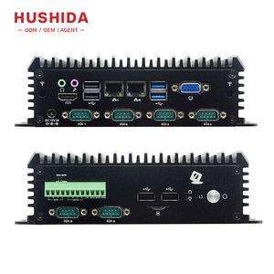 Linux-ordenador Industrial sin ventilador Ubuntu IOT, servidor 1U J1900 I3 I5 I7 X86, 2 Ethernet integrado, Mini Pc, Canal WIFI SSD - Product Image 2