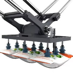Spider Delta Parallel <strong>Robot</strong> Pick and Place Packaging Bags Machine &amp; KUKA <strong>Palletizing</strong> <strong>System</strong> - Product Image 1