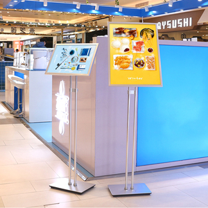 Bán buôn cổ điển miễn phí-đứng dọc telescopingarms nặng Nhôm đùn <span class=keywords><strong>menu</strong></span> <span class=keywords><strong>Snap</strong></span> Khung bảng hiệu đứng cho khuyến mãi - Product Image 5