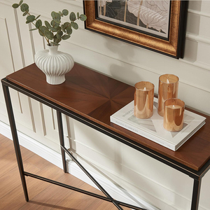 Mesa de consola estrecha, mesa de entrada pequeña, mesa de exhibición para pasillo, dormitorio, sala de estar - Product Image 4
