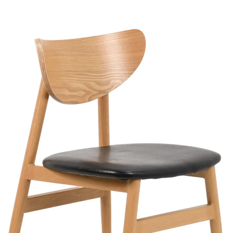 Nuovo tipo durevole utilizzando sedie da pranzo in legno di poltrona di lusso in rovere per ristorante