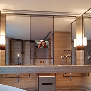 <strong>Smart</strong> Magic <strong>Mirror</strong> Anti Fog <strong>Mirror</strong> with Led Lights with Wireless Internet WIFI