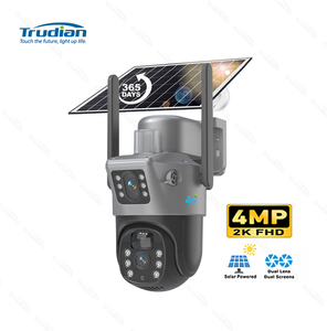 Sistema de seguridad para el hogar Cctv 128g Cámara tipo bala Detección de cuerpo humano 4G Sim Lte Cámara de vigilancia de energía solar con sensor de movimiento - Product Image 2