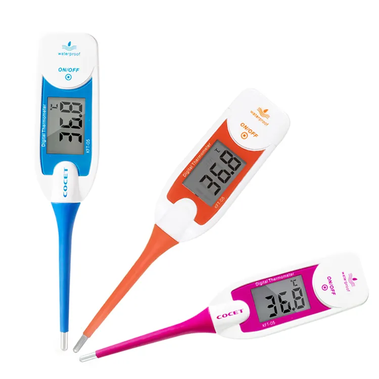 Impermeable fiebre clínica Oem cuerpo frente fiebre cuerpo termómetro Digital Oral Ampit termómetro