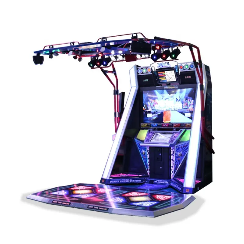 Indoor Amusement Battle Arcade Dancing Cactus Game/Dance Revolution Arcade/Pump It Up Dance Machine