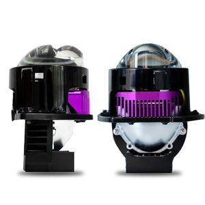 3.0インチ小型Bi LEDレーザープロジェクターレンズモジュール車用ヘッドライト80W 30000lm H4ヘッドランプ12V車用アクセサリーLEDライト - Product Image 1