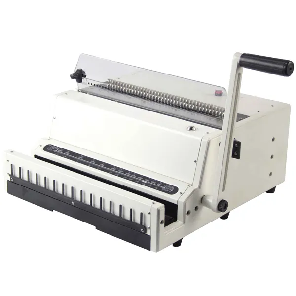 Heavy Duty 2:1/3:1 Pitch Electric Punching Paper For Double Wire Binding Machine WD600A
