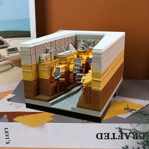 Venta de fábrica Diseño 3D de lujo Bloque de papel de Harry Potter Notas Cubo Diagonalley Notas adhesivas Bloc de notas con hojas de calendario semanal - Product Image 3