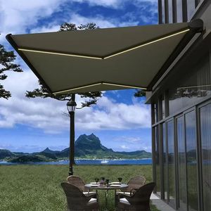 Toldos Retráctiles de Brazo Plegable de Aluminio Motorizados, Impermeables, de Tela Acrílica, con Casete Completo, Toldo Retráctil - Product Image 3