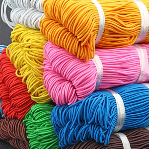 Factory <strong>Custom</strong> rainbow <strong>Color</strong> Round Rubber Cord <strong>Elastic</strong> for Draw Cords - Product Image 2