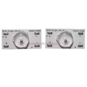 ลูกปัดโคมไฟ LED 6V จุดเชื่อมอลูมิเนียมจุดเชื่อมขั้วบวกและขั้วลบ - Product Image 1