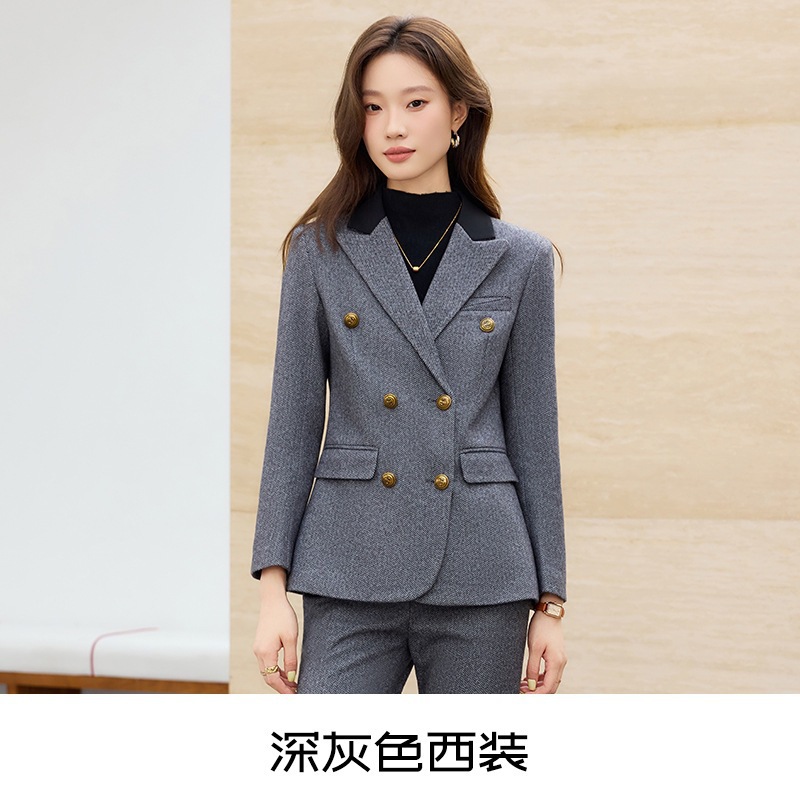 gray suit