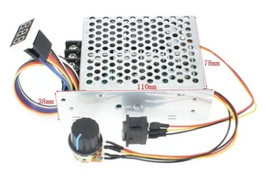 Display digitale 0 ~ 100% regolabile DC 10-50V 40A PWM 12V 24V 48V 2000W MAX 60A regolatore di velocità del motore cc reversibile - Product Image 4
