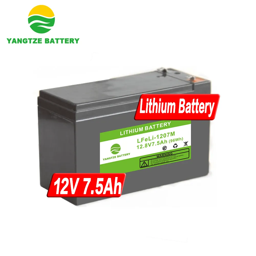 Küçük şarj edilebilir lityum iyon batarya paketi 12v 7.5ah 8ah
