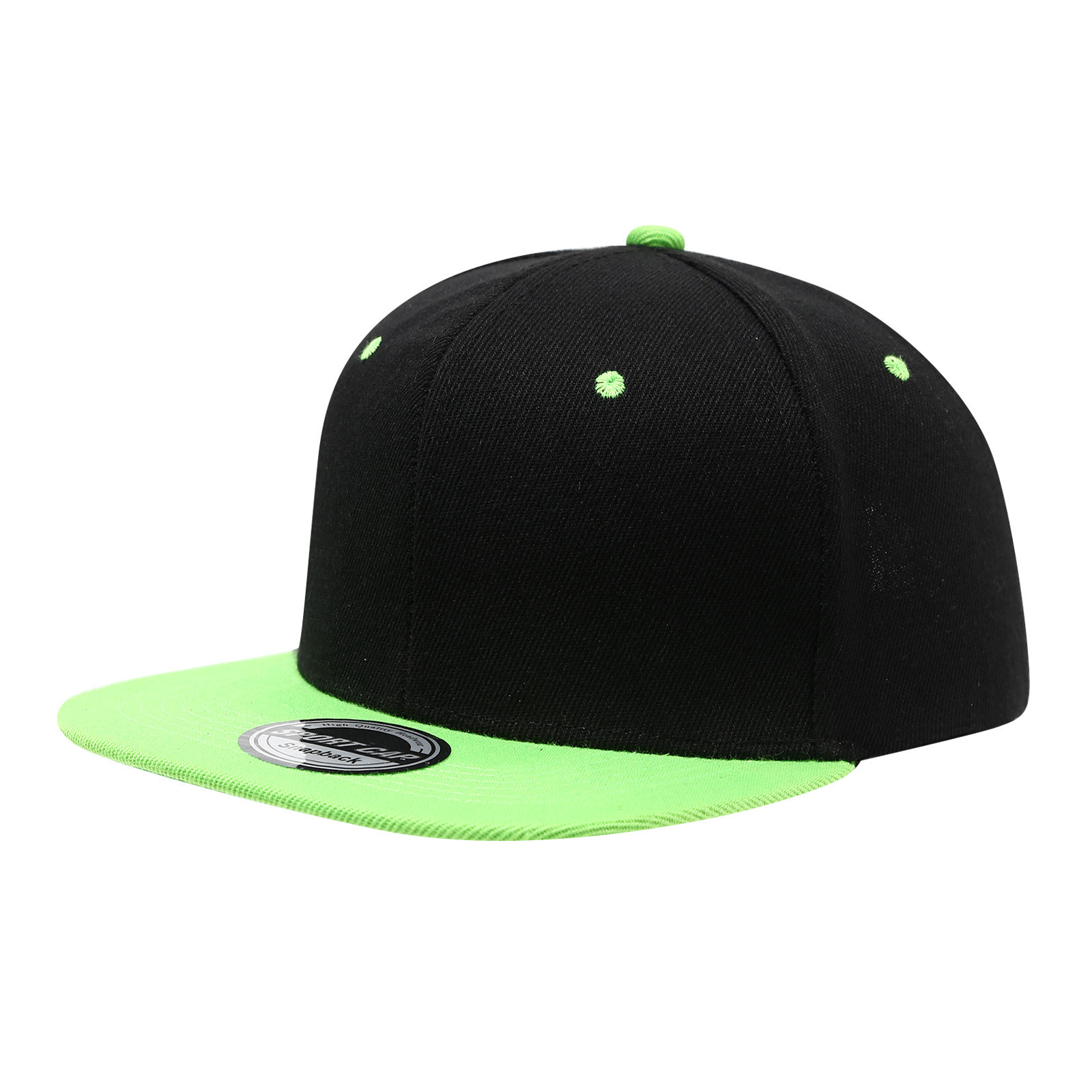 Black top fluorescent green eaves