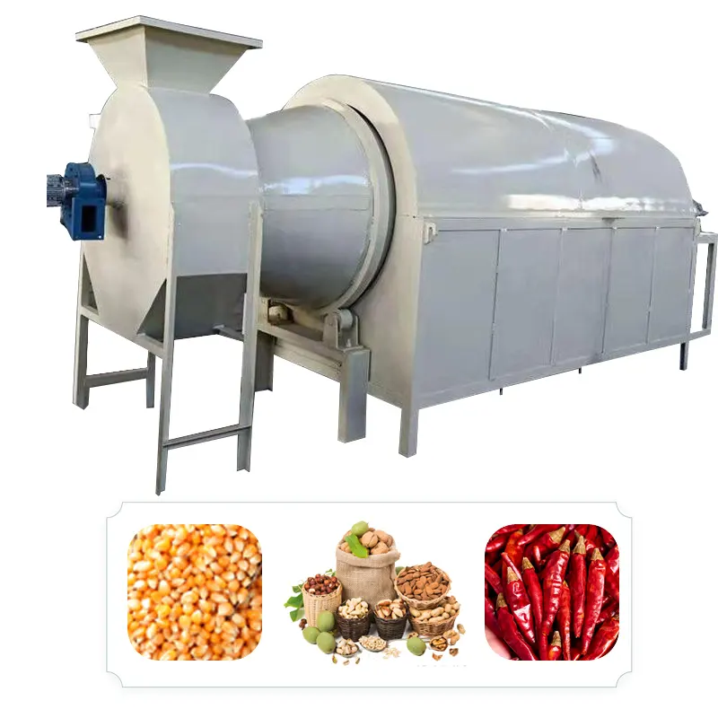 Big Capacity Nut Roasting Machine/peanut Roaster/roasting Machine Engine Provided Seed Beans Roasting Machine Soybean Roaster