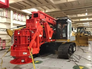 SR215Sロータリードリルマシン51-64mドリル深さと最大力は215kn