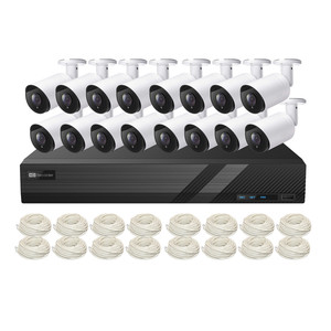 Ultra 16CH POE CCTV di Sicurezza Domestica Sistema di Telecamere con 4K/8MP H.265 + NVR e 16PCS 5MP macchina Fotografica del IP - Product Image 1