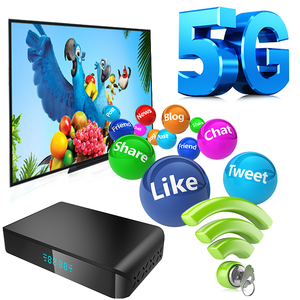 4K UHD M3U8 /M3U /epg OTT เซ็ตสตรีมเมอร์มีเดีย Quad Core Processor 8GB RAM Android 9 OS Global Language 2.4G - Product Image 1