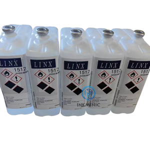 Solución solvente 500 alternativa 1512 original de 1505 ml tinta negra 1240 1010 con etiquetas chips RFID para impresora Linx 8810