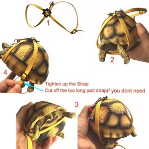 Sürüngenler kertenkele ve kaplumbağaları eğitmek için Ideal küçük evcil hayvanlar için özellikli tasma ayarlanabilir tasma - Product Image 2