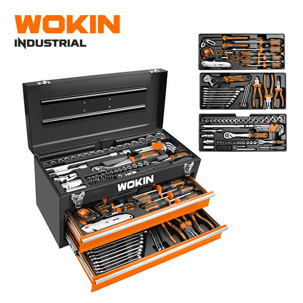 WOKIN Outils et matériel 98pcs Chest Tool Set