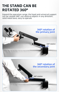 Стереомикроскоп Murzider MSD205-A для препарирования, двойного назначения, для лабораторных исследований биологических образцов, сравнительного анализа и обучения - Product Image 4