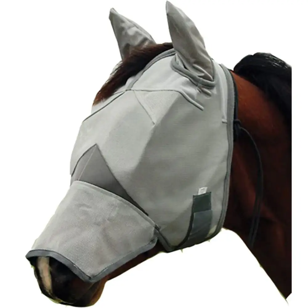 Mascarilla antimoscas de secado rápido para caballos, nuevo diseño, venta al por mayor