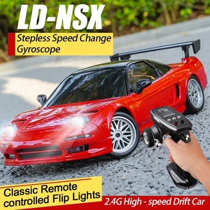 LDRC 1803 1/18 NSX RTR uzman seviye 2.4G orantılı ESP ESP Gyro Led ışıkları RC Drift araba yarışı araç modeli oyuncak RTR Metal - Product Image 2