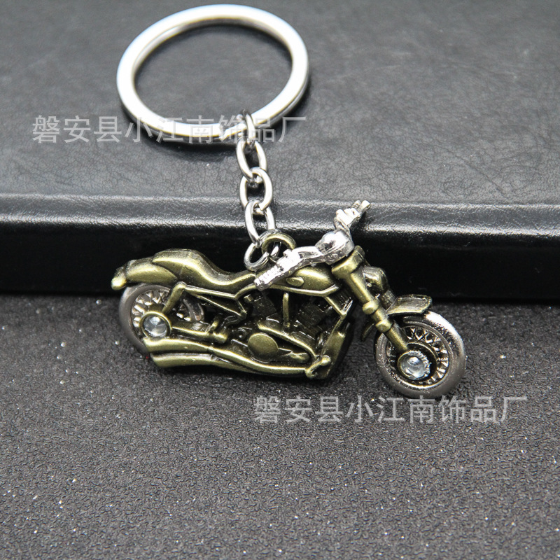 Harley moto vert antique