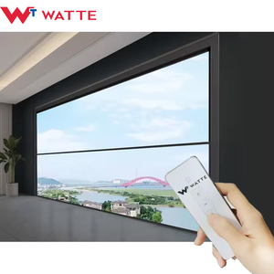 Smart Design <strong>Big</strong> Size Vertical Sliding <strong>Window</strong> Remote Control Automatic Lifting Aluminium Frame Glass Guillotine <strong>Window</strong> - Product Image 5