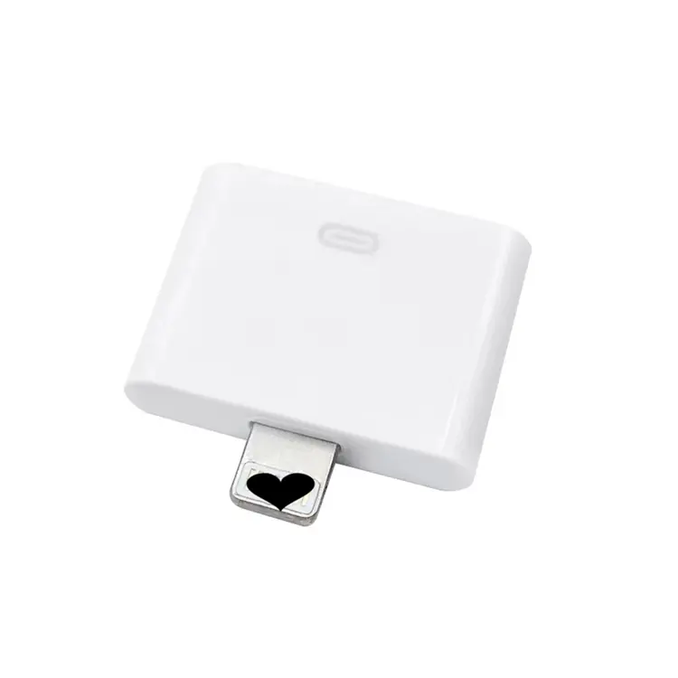 Adaptador de cámara USB, lector de tarjeta SD TF, conector adaptador de 30 pines para iPhone y iPad