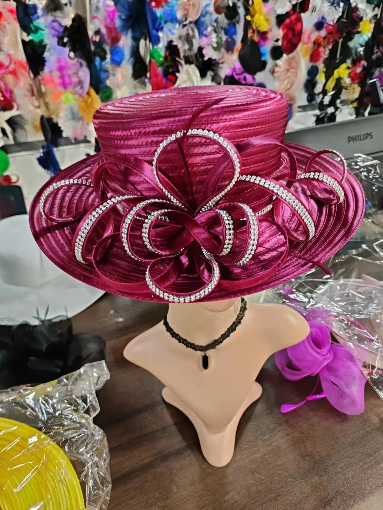 Sombreros de Iglesia Premium Accesorios para el cabello Sombrero de boda perfecto Camuflaje Tocados de viaje Sombreros para damas Mujeres