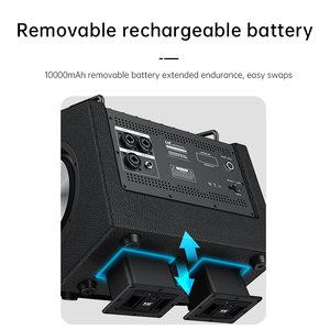 Classic High Quality Portable <strong>Bluetooth</strong> Professional Sound System Stage Guitar <strong>Audio</strong> Speaker with Smart LCD Screen - Product Image 5