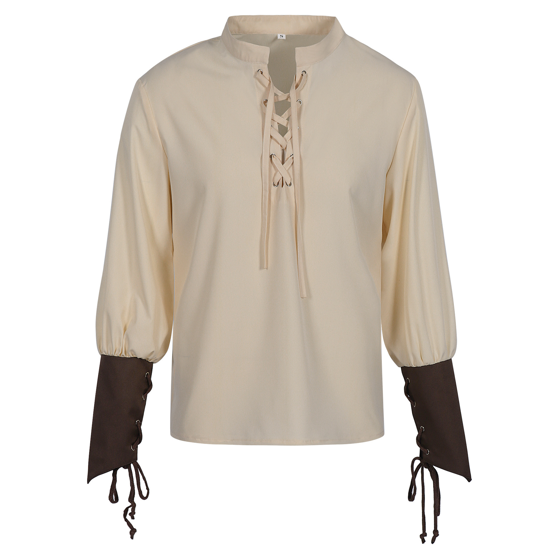 2476 camisa pirata 3 beige