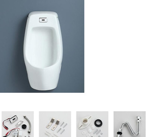 Urinario moderno con <span class=keywords><strong>sensor</strong></span> ecológico, inodoro personalizado para casa, urinario de cerámica montado en la pared, urinarios para inodoro colgados en la pared - Product Image 2