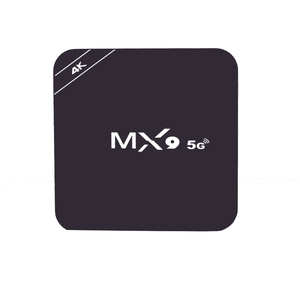 Rockchip RK3228A de alta velocidad, caja de TV inteligente MX9 de alta velocidad, 5G, 2,4G, Wifi dual, Android10, 4K, DC, 5V2A, de fábrica - Product Image 1