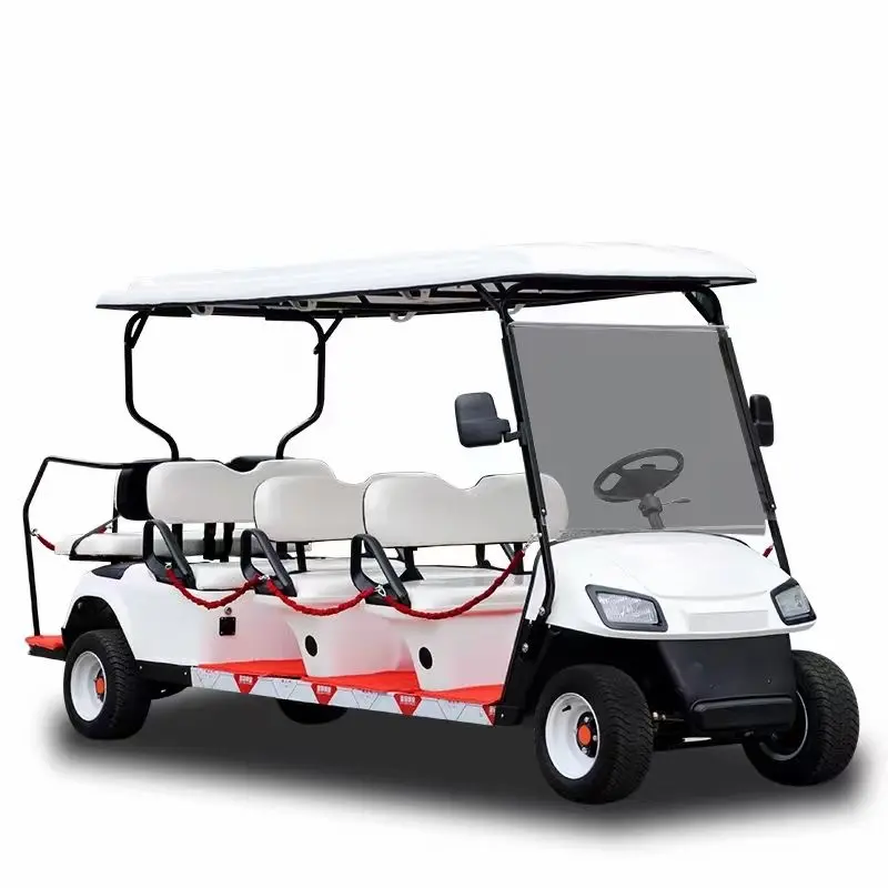 Tùy chỉnh màu sắc giá rẻ 8 hành khách điện tiện ích Golf Cart để bán cho khuyến mãi