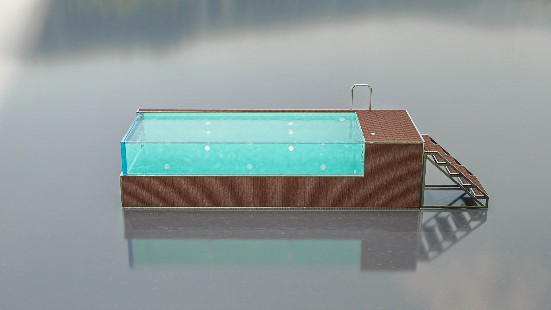 Media transparencia en forma de L