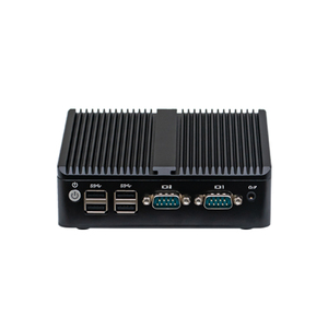 N260 industriale Mini PC 2 LAN N2840 J1800 J1900 carta integrata Fanless 2 * COM 6 * USB HD-MI VGA Linux Mini Computer industriale - Product Image 4