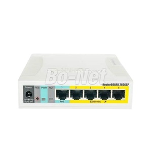 Mikrotik <span class=keywords><strong>Router</strong></span> và không dây rb260gsp PoE chuyển đổ<span class=keywords><strong>i</strong></span> thông minh CSS106-1G-4P-1S 5 cổng PoE chuyển đổ<span class=keywords><strong>i</strong></span> - Product Image 1