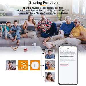 Tuya Smart Zigbee Temperature and <strong>Humidity</strong> <strong>Sensor</strong> Remote Monitor by Smart Life APP Battery Powered Work With Alexa Google Home - Product Image 6