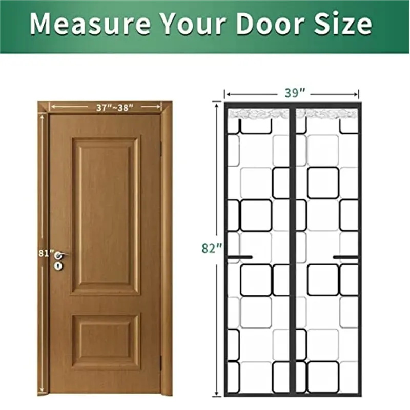 EVA Door Screen for Winter Use  for Air Conditioner Room Use Wind-Proof Screen Door  EVA Screen Curtain