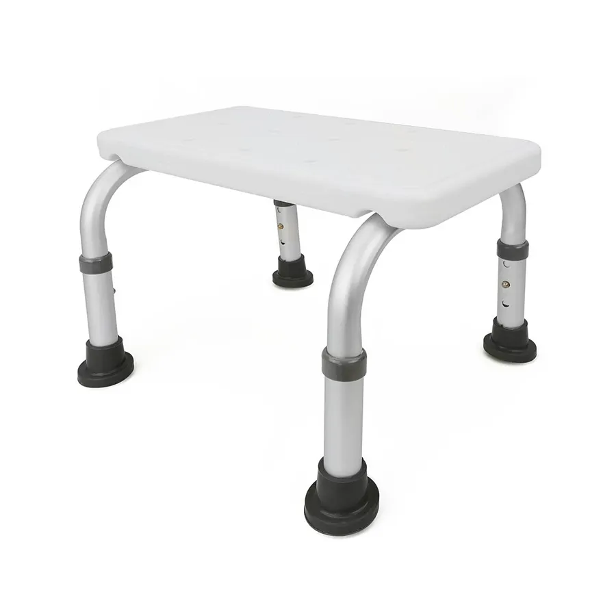 Taburete de pie debajo de escritorio, asiento de ducha de baño de altura ajustable, silla de baño Médica para Ancianos
